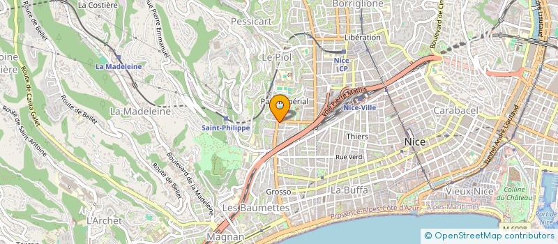 localisation de l'entreprise MONSIEUR GEOFFREY RUSSO à NICE