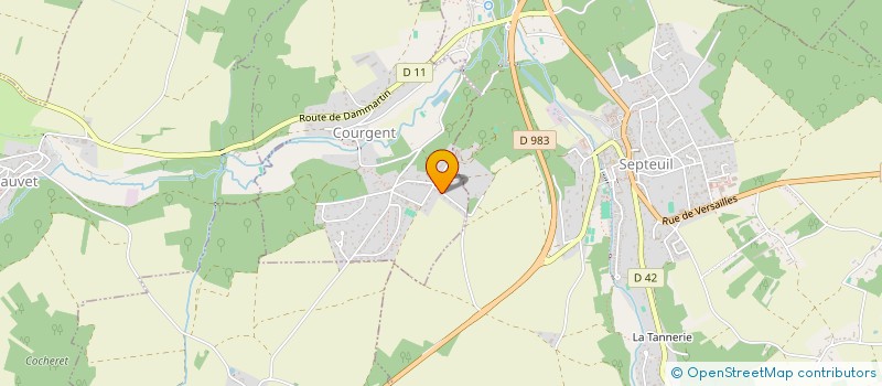 localisation de l'entreprise MONSIEUR GEOFFREY SADOT  COURGENT