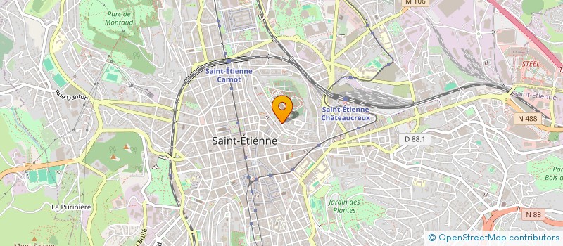 localisation de l'entreprise MONSIEUR GEOFFREY SAINT-JOANIS  SAINT-ETIENNE