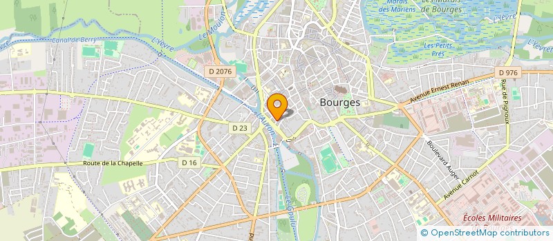 localisation de l'entreprise MONSIEUR GEOFFREY SAMPEDRO  BOURGES