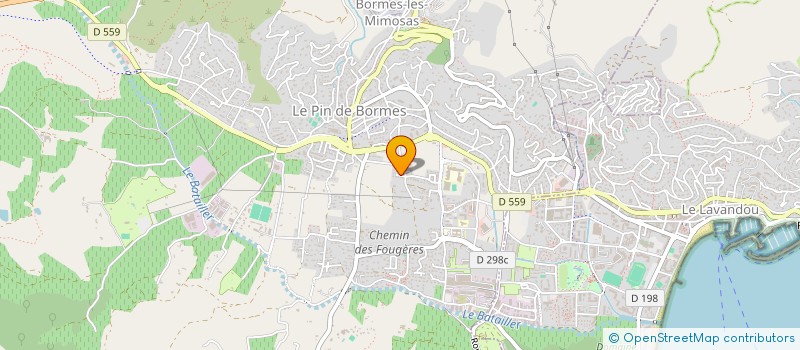 localisation de l'entreprise MONSIEUR GEOFFREY SAPIN à BORMES-LES-MIMOSAS