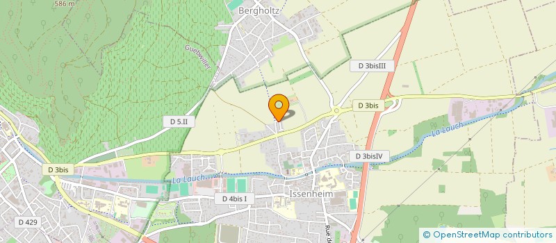 localisation de l'entreprise MONSIEUR GEOFFREY SAUER  ISSENHEIM