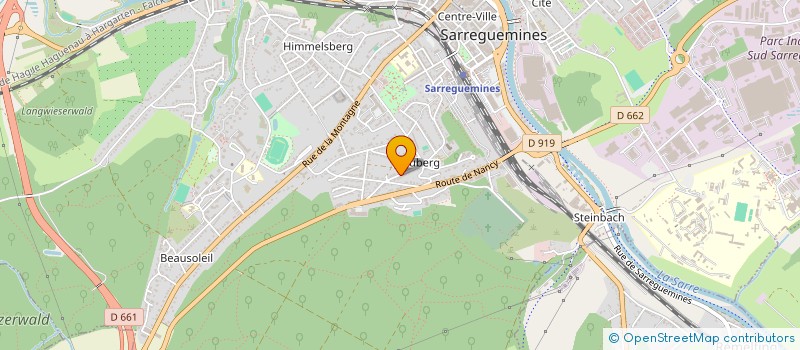 localisation de l'entreprise MONSIEUR GEOFFREY SCHAEFFER  SARREGUEMINES