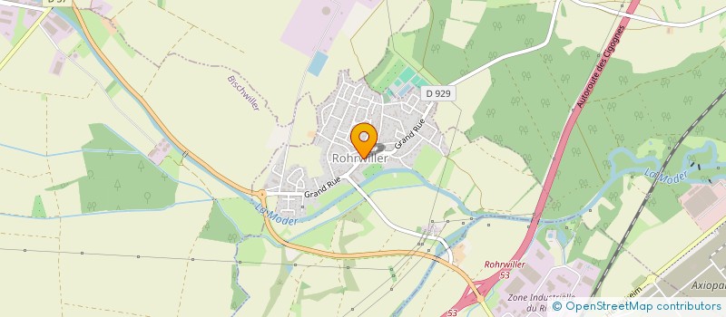 localisation de l'entreprise MONSIEUR GEOFFREY SCHMITT  ROHRWILLER