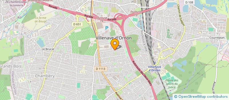 localisation de l'entreprise MONSIEUR GEOFFREY SENSAT à VILLENAVE-D'ORNON