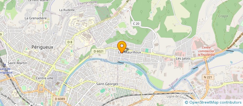 localisation de l'entreprise MONSIEUR GEOFFREY SENZIER  TRELISSAC