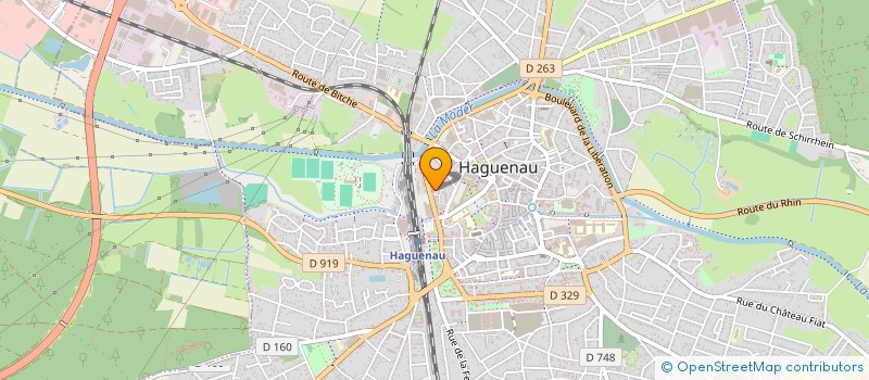 localisation de l'entreprise MONSIEUR GEOFFREY SERBINE  HAGUENAU