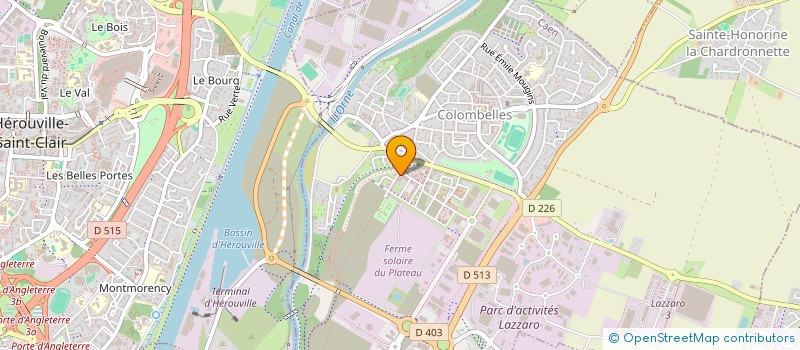 localisation de l'entreprise MONSIEUR GEOFFREY SIMON  COLOMBELLES