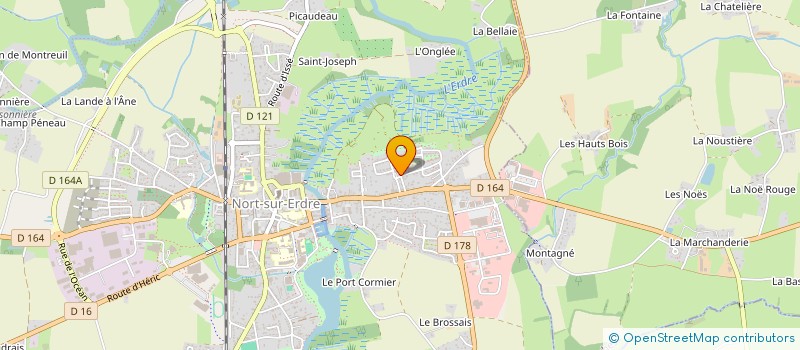 localisation de l'entreprise MONSIEUR GEOFFREY SOYEZ  NORT-SUR-ERDRE