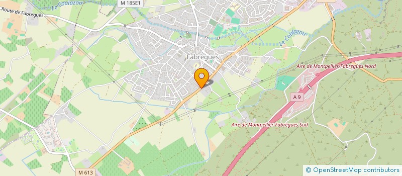 localisation de l'entreprise MONSIEUR GEOFFREY SULTANA  FABREGUES