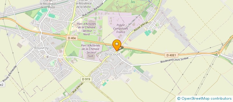 localisation de l'entreprise MONSIEUR GEOFFREY SZELAG  DROCOURT