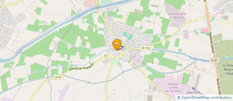 localisation de l'entreprise MONSIEUR GEOFFREY TORRALBA  TORREILLES