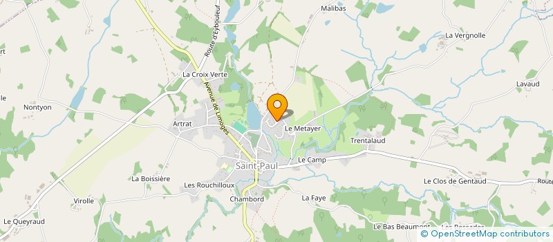 localisation de l'entreprise MONSIEUR GEOFFREY TURGOT  SAINT-PAUL