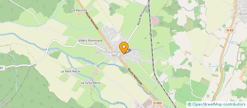 localisation de l'entreprise MONSIEUR GEOFFREY VALLET  MONTMOROT