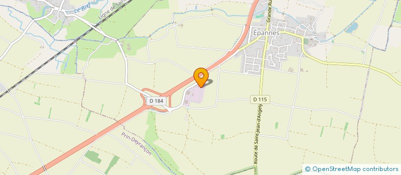 localisation de l'entreprise MONSIEUR GEOFFREY VASSEUR  LA ROCHENARD