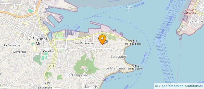 localisation de l'entreprise MONSIEUR GEOFFREY VERDEIL à LA SEYNE-SUR-MER