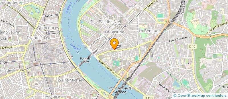 localisation de l'entreprise MONSIEUR GEOFFREY VERSAILLE  BORDEAUX