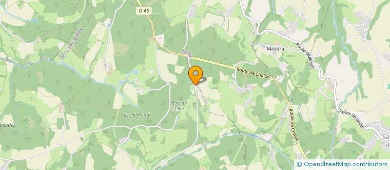 localisation de l'entreprise MONSIEUR GEOFFREY VIEZ  LES COTES-D'AREY