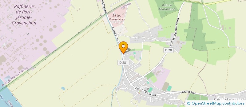 localisation de l'entreprise MONSIEUR GEOFFREY VILLAMANA  PETIVILLE