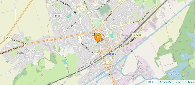 localisation de l'entreprise MONSIEUR GEOFFREY VITASSE  QUIERZY