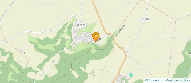 localisation de l'entreprise MONSIEUR GEOFFREY VOITURON  TARTIERS