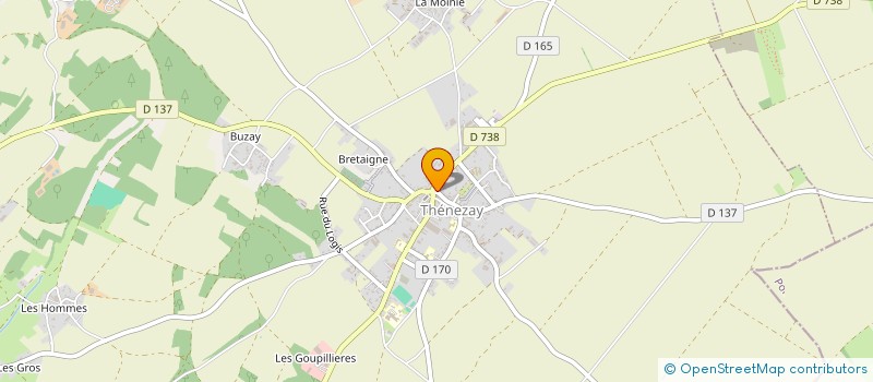 localisation de l'entreprise MONSIEUR GEOFFREY VRIGNAUD  THENEZAY