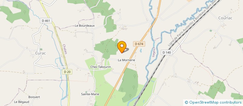 localisation de l'entreprise MONSIEUR GEOFFREY VRITONE à CHALAIS