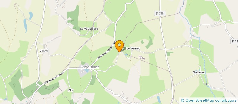 localisation de l'entreprise MONSIEUR GEOFFREY WATKINS à VIGOULANT