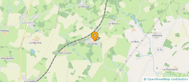 localisation de l'entreprise MONSIEUR GEOFFREY WOOFF à SAINT-AGNANT-DE-VERSILLAT