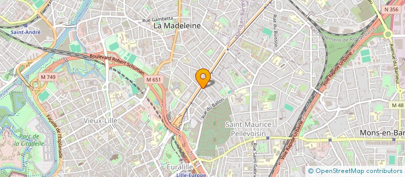 localisation de l'entreprise MONSIEUR GEOFFROY BAGNOST à LA MADELEINE