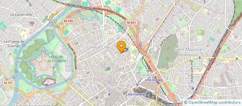 localisation de l'entreprise MONSIEUR GEOFFROY BALDAUF à LILLE