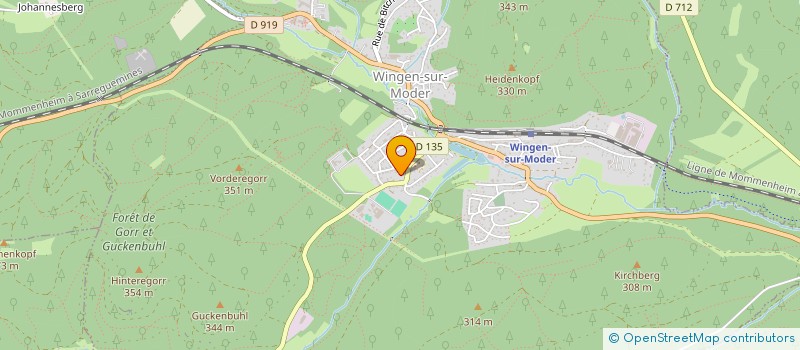 localisation de l'entreprise MONSIEUR GEOFFROY BARIER  WINGEN-SUR-MODER