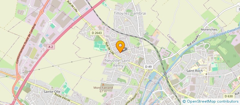 localisation de l'entreprise MONSIEUR GEOFFROY BEAULOYE  NEUVILLE-SAINT-REMY