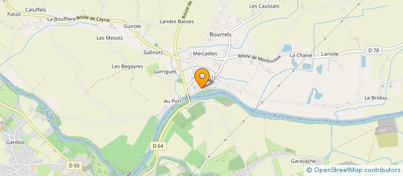localisation de l'entreprise MONSIEUR GEOFFROY BERNARD à BRUNIQUEL