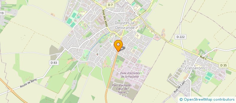 localisation de l'entreprise MONSIEUR GEOFFROY BLANCHOT  DOUVRES-LA-DELIVRANDE