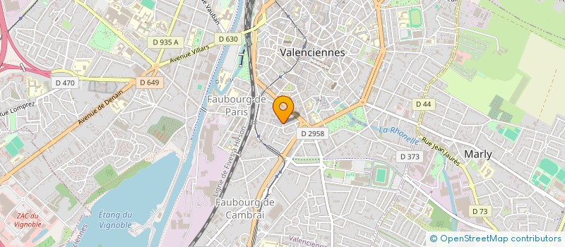 localisation de l'entreprise MONSIEUR GEOFFROY BLANCKAERT à VALENCIENNES