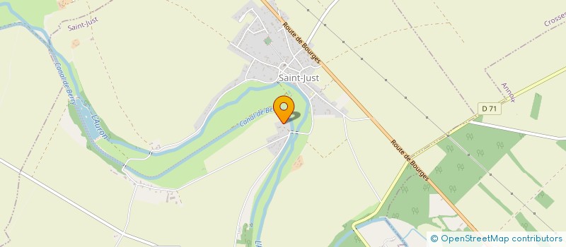 localisation de l'entreprise MONSIEUR GEOFFROY BRABANT  SAINT-JUST