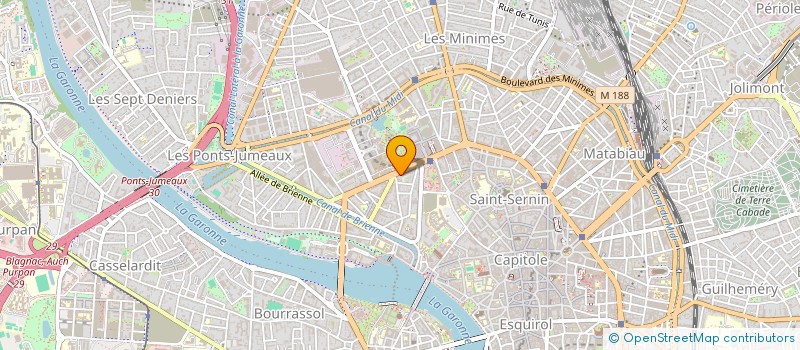 localisation de l'entreprise MONSIEUR GEOFFROY CARERRE à TOULOUSE