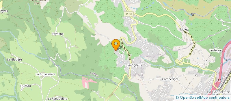 localisation de l'entreprise MONSIEUR GEOFFROY CHATAGNON  CELLIEU