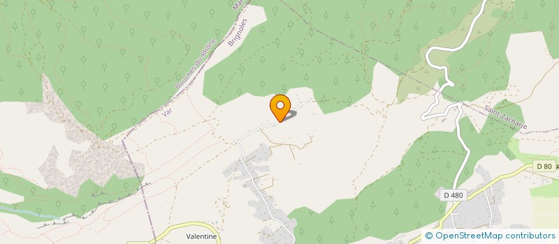 localisation de l'entreprise MONSIEUR GEOFFROY CHEILLAN  PLAN D'AUPS SAINTE BAUME