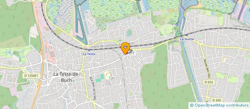 localisation de l'entreprise MONSIEUR GEOFFROY CLEMENCEAU à LA TESTE-DE-BUCH
