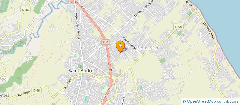 localisation de l'entreprise MONSIEUR GEOFFROY COMTOIS à SAINT-ANDRE