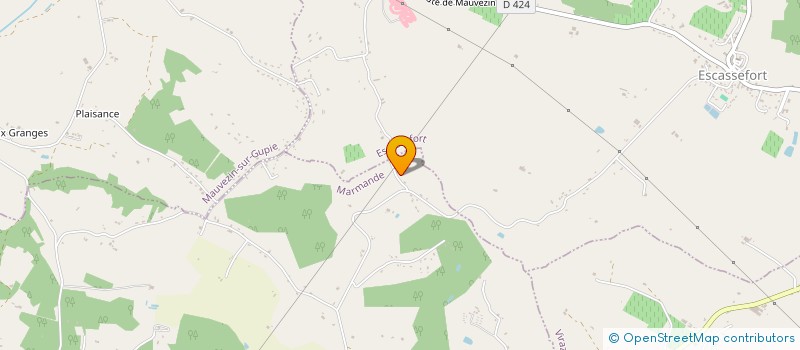 localisation de l'entreprise MONSIEUR GEOFFROY CORTES  MARMANDE