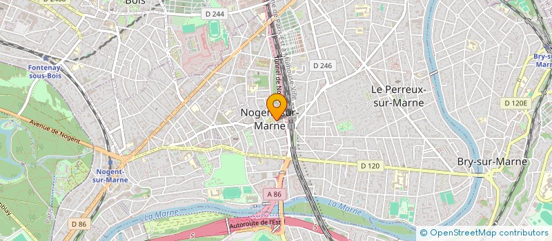 localisation de l'entreprise MONSIEUR GEOFFROY COUPTEAU à NOGENT-SUR-MARNE