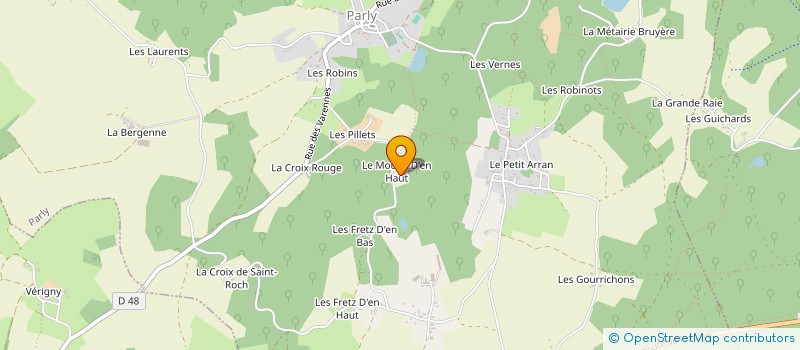 localisation de l'entreprise MONSIEUR GEOFFROY DE GISLAIN DE BONTIN  PARLY