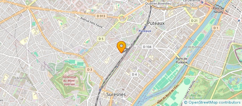 localisation de l'entreprise MONSIEUR GEOFFROY DE PASTRE à SURESNES