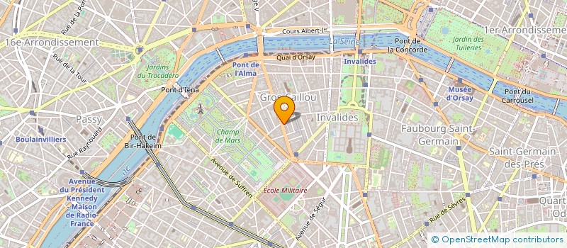 localisation de l'entreprise MONSIEUR GEOFFROY DE POULPIQUET DU HALGOUET  PARIS