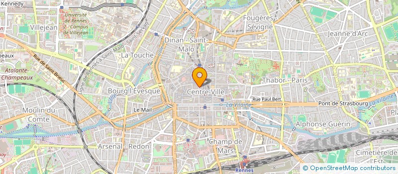 localisation de l'entreprise MONSIEUR GEOFFROY DE RUDELLE  RENNES