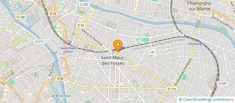 localisation de l'entreprise MONSIEUR GEOFFROY DECOENE  SAINT-MAUR-DES-FOSSES