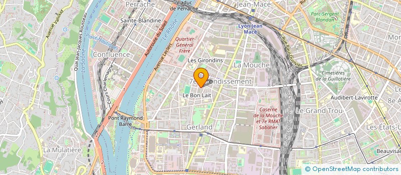 localisation de l'entreprise MONSIEUR GEOFFROY DEVILLARD  LYON